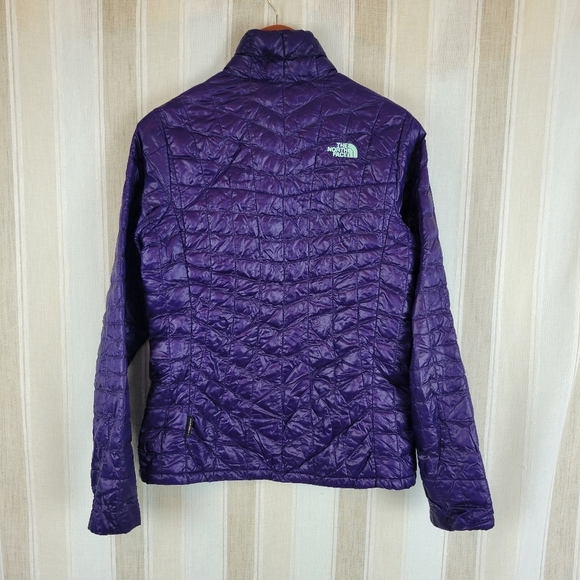 The North Face Thermoball Quilted Jacket‎ Coat Purple Size Small - Picture 9 of 9